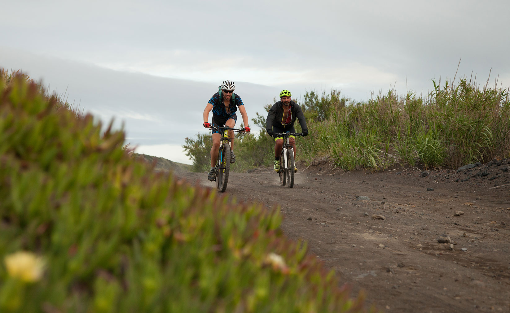 two men on a bicycle