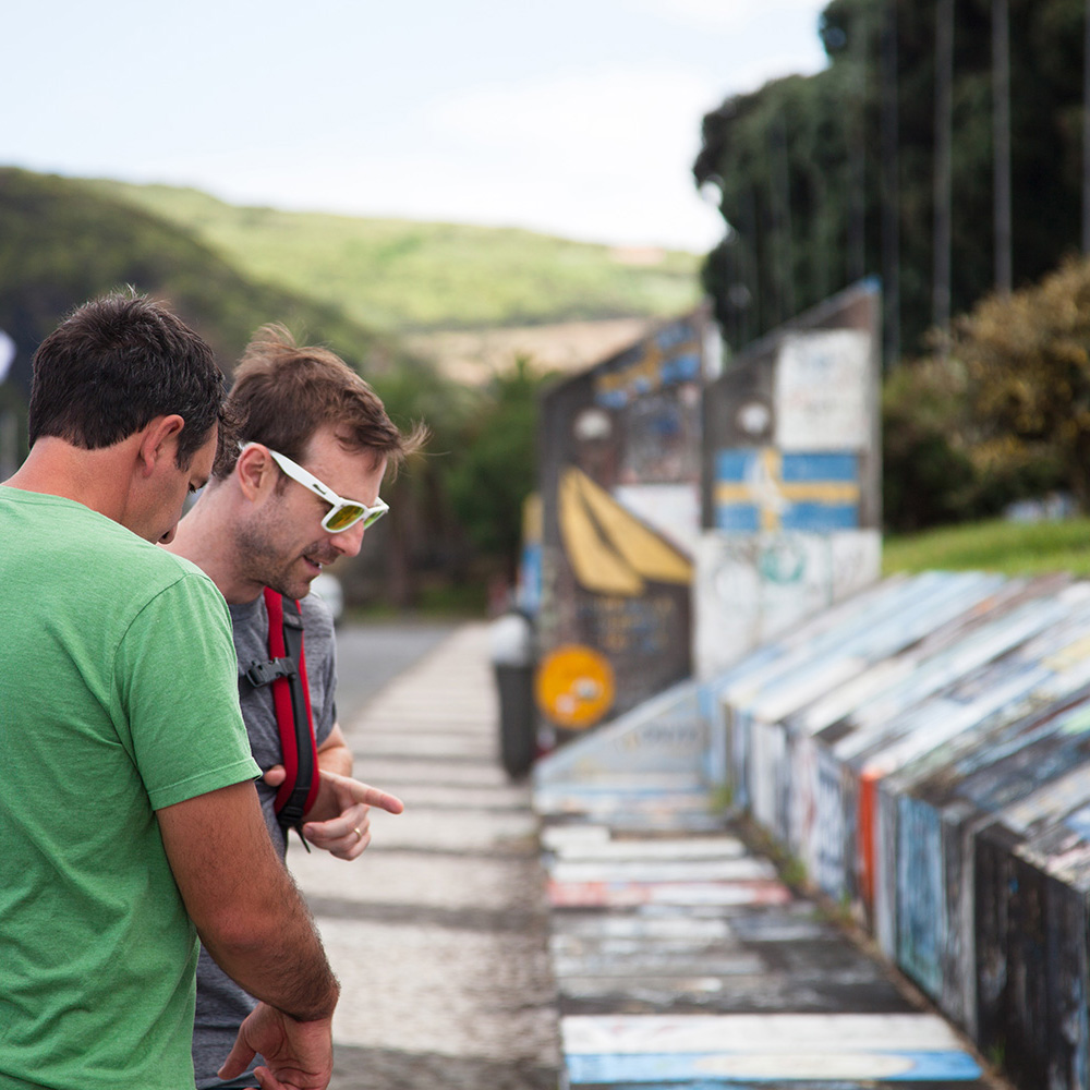 Horta's Marina. Walking tour trough the city of Horta