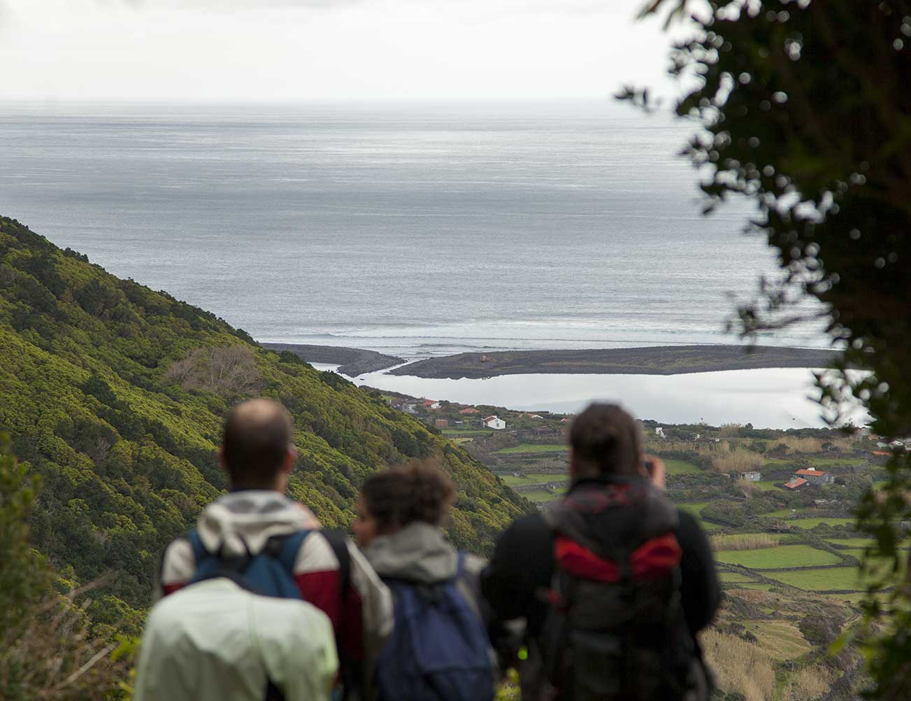 peole enjoying the view