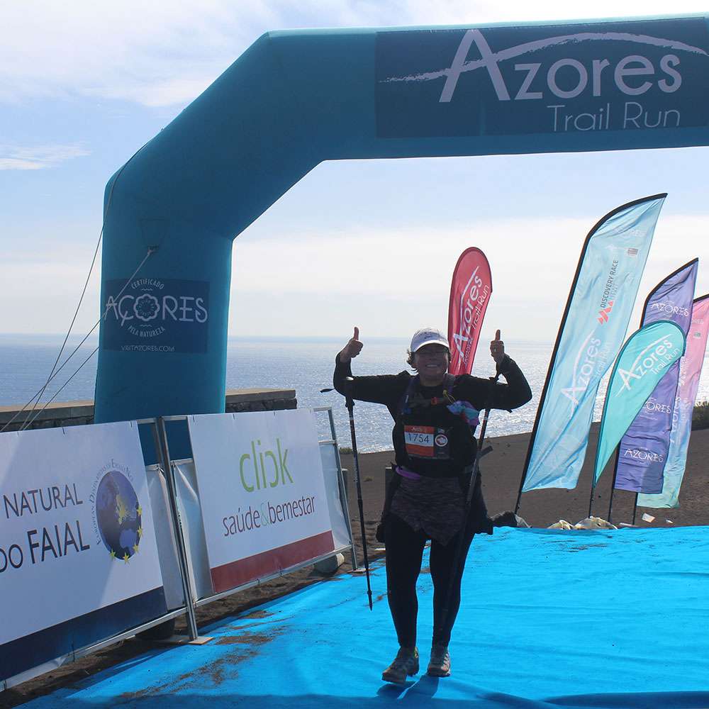 trailrunning people in the azores