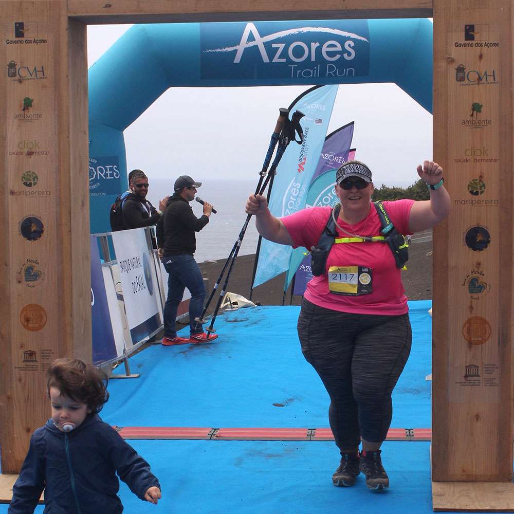 trailrunning people in the azores