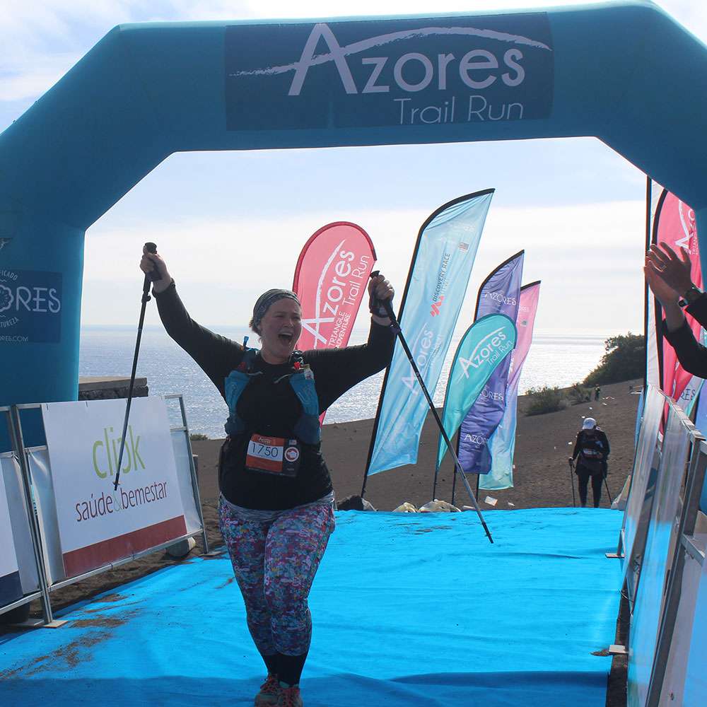 trailrunning people in the azores